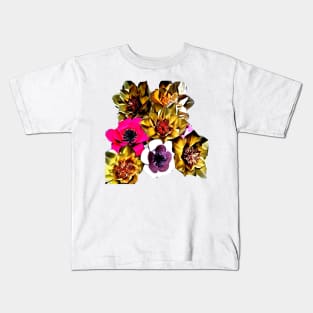 paper floral art Kids T-Shirt